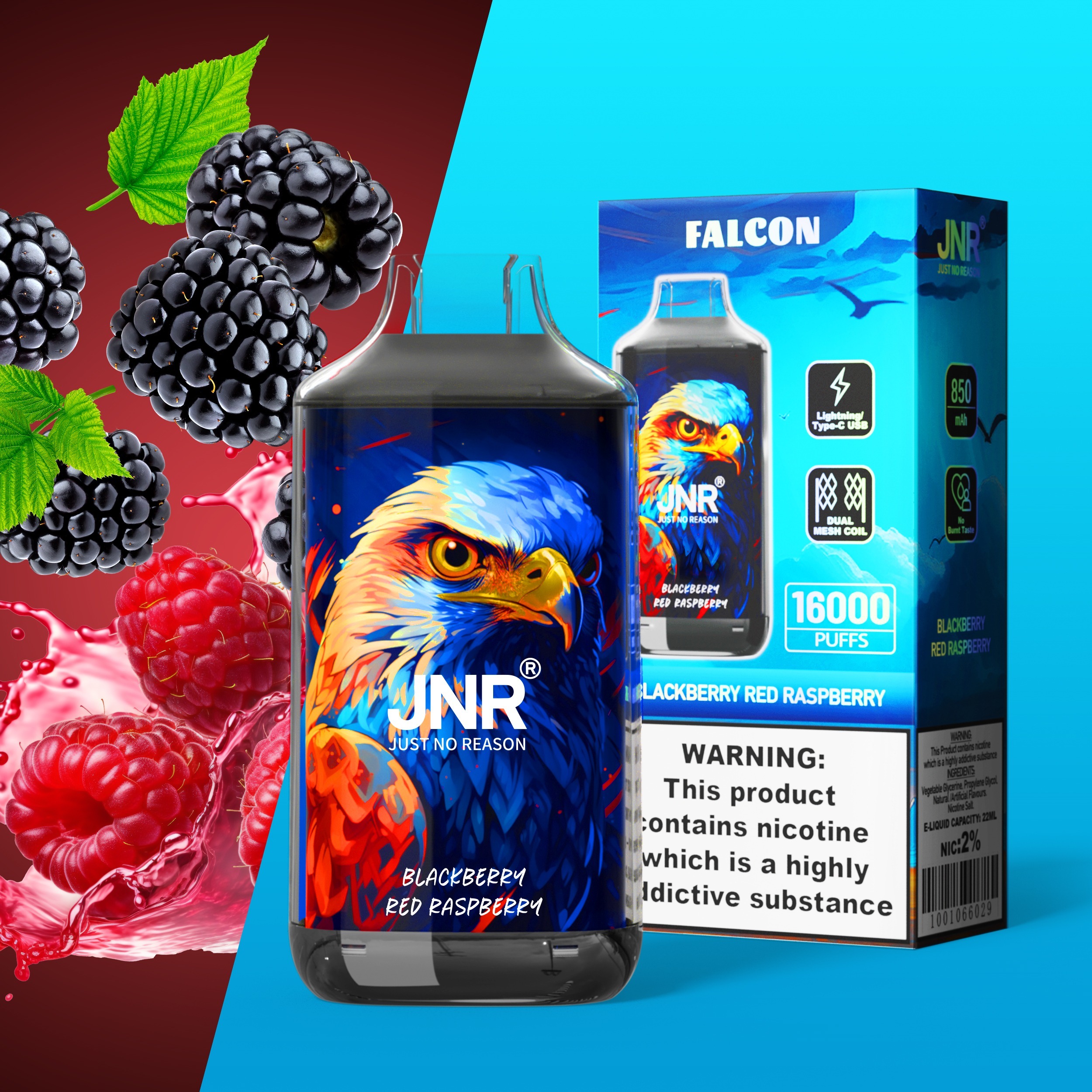 Blackberry Red Raspberry Jnr Falcon 16k