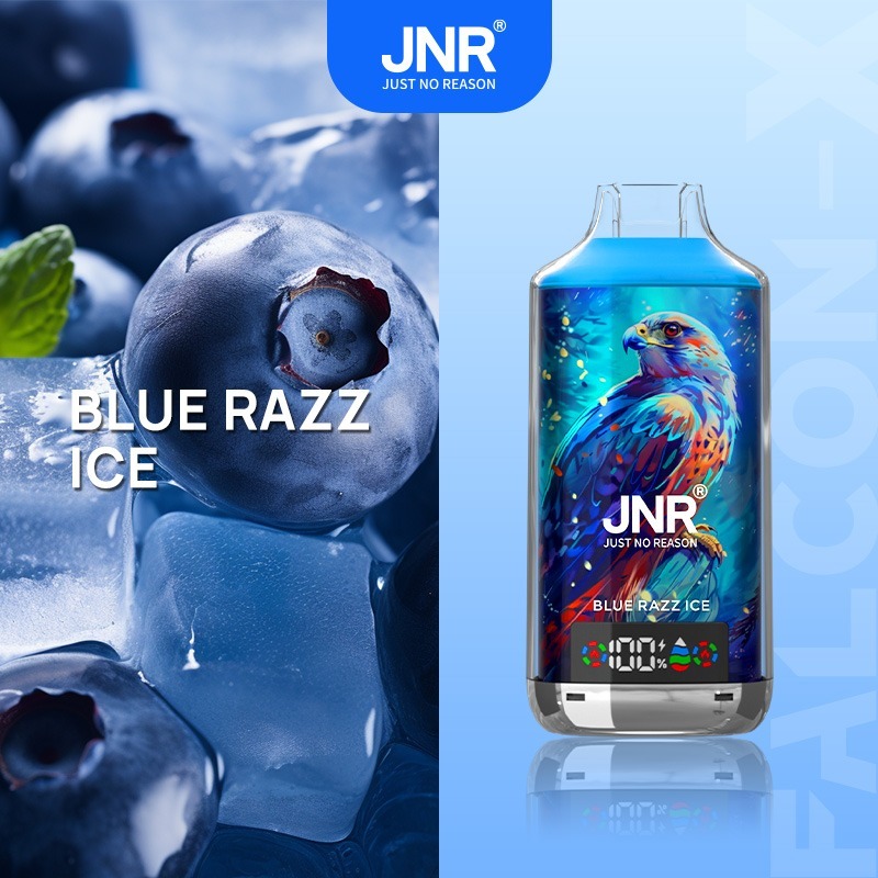Blue Razz Ice Jnr Falcon X Puff 18k