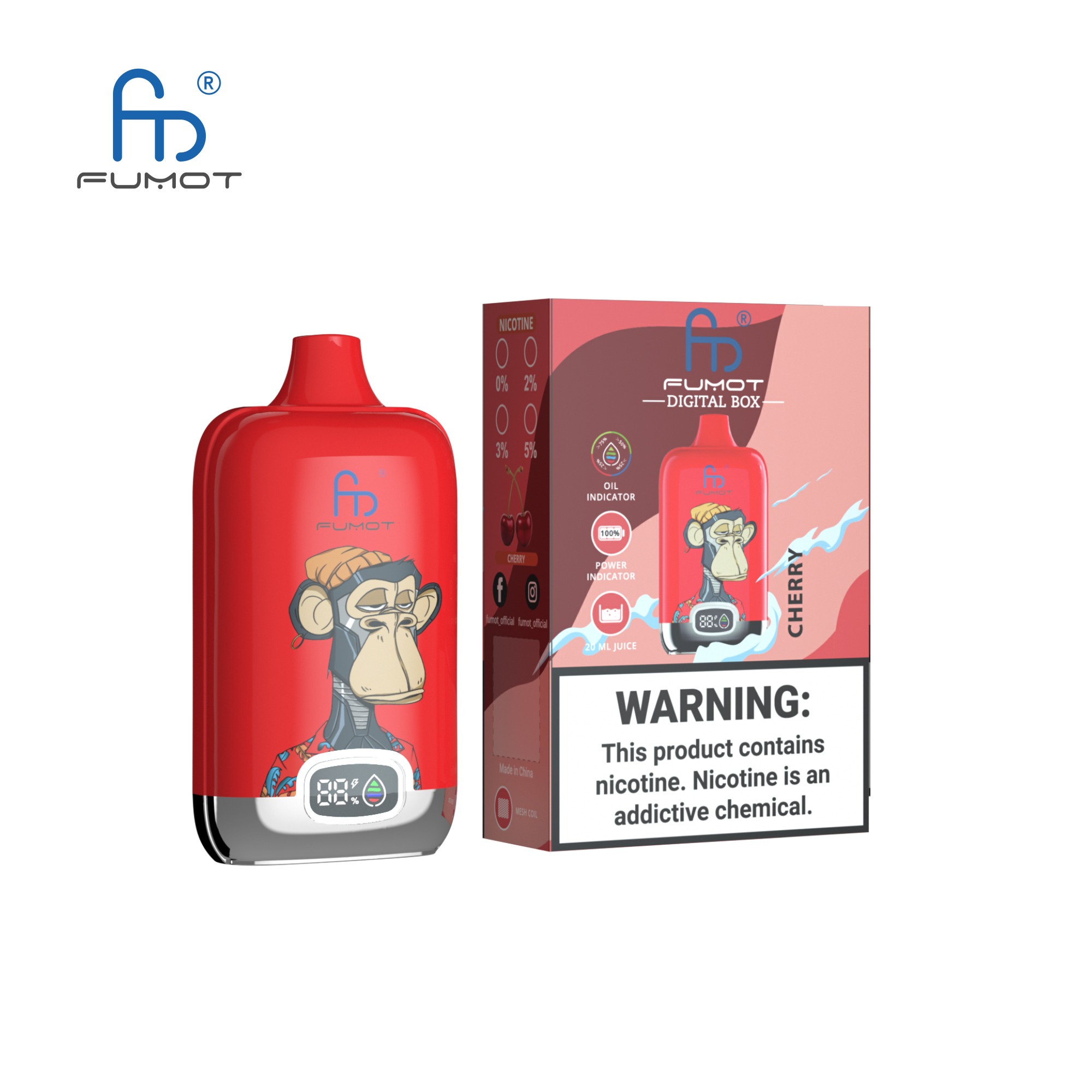 Fumot Randm Tornado 12000 Cherry Vape