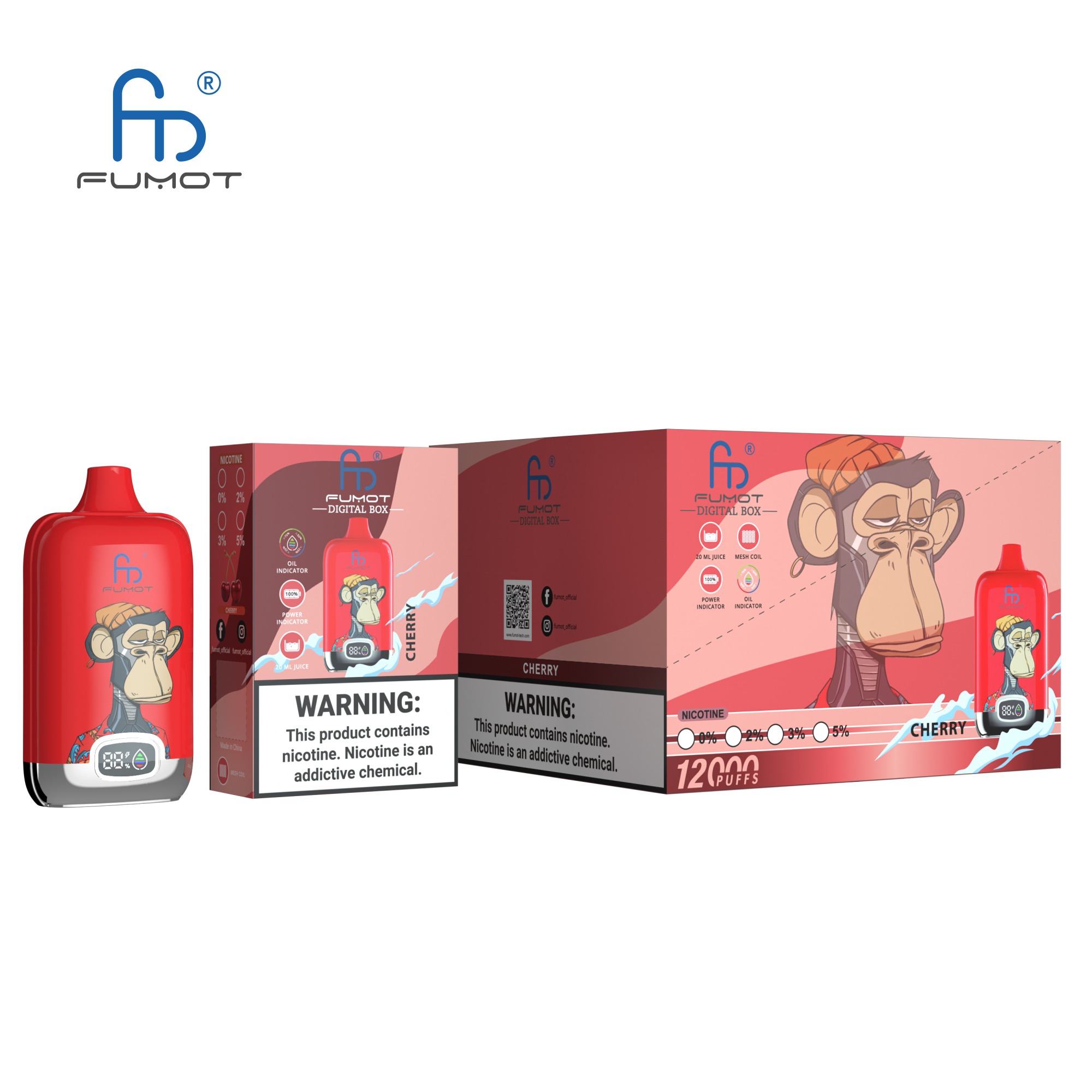 Fumot Randm Tornado 12000 Cherry Vape