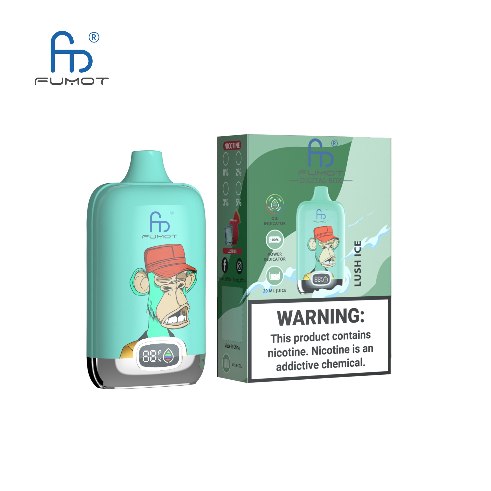 Fumot Randm Tornado 12000 Lush Ice Vape