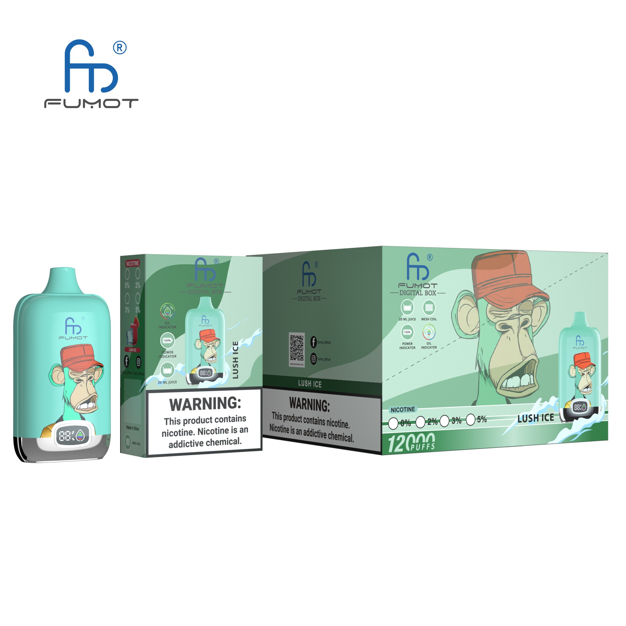Fumot Randm Tornado 12000 Lush Ice Vape