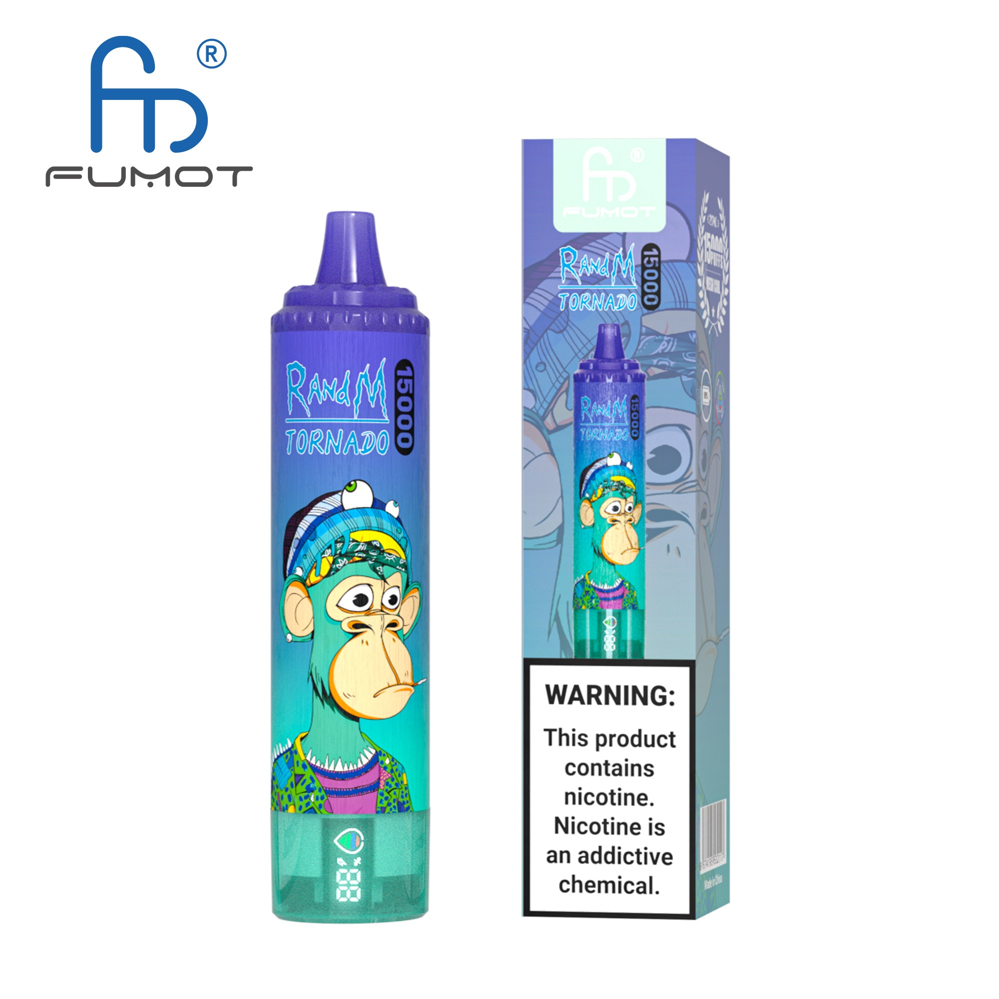 Fumot Randm Tornado 15000 Blueberry On Ice Vape