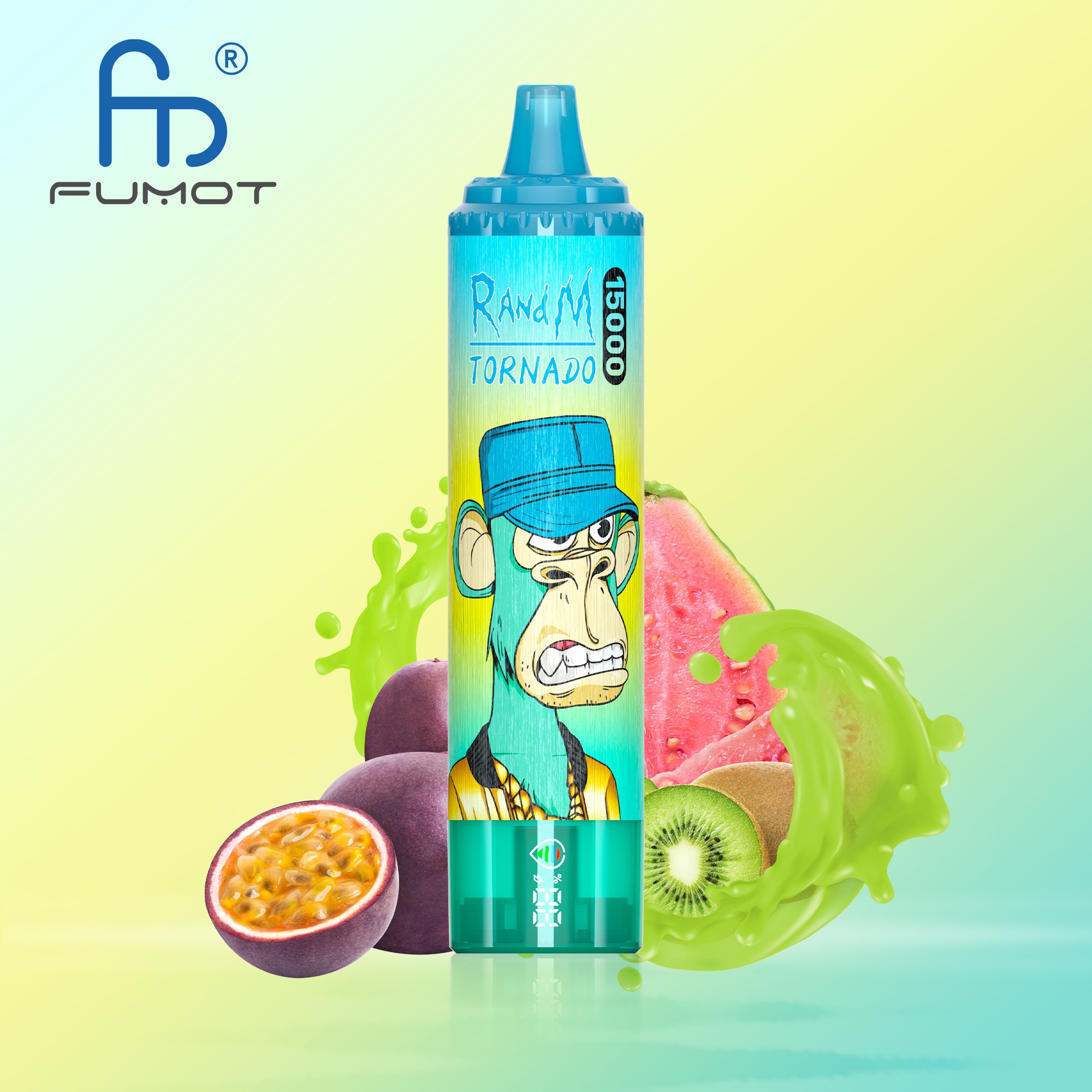 Fumot Randm Tornado 15000 Kiwi Passion Fruit Guava Vape