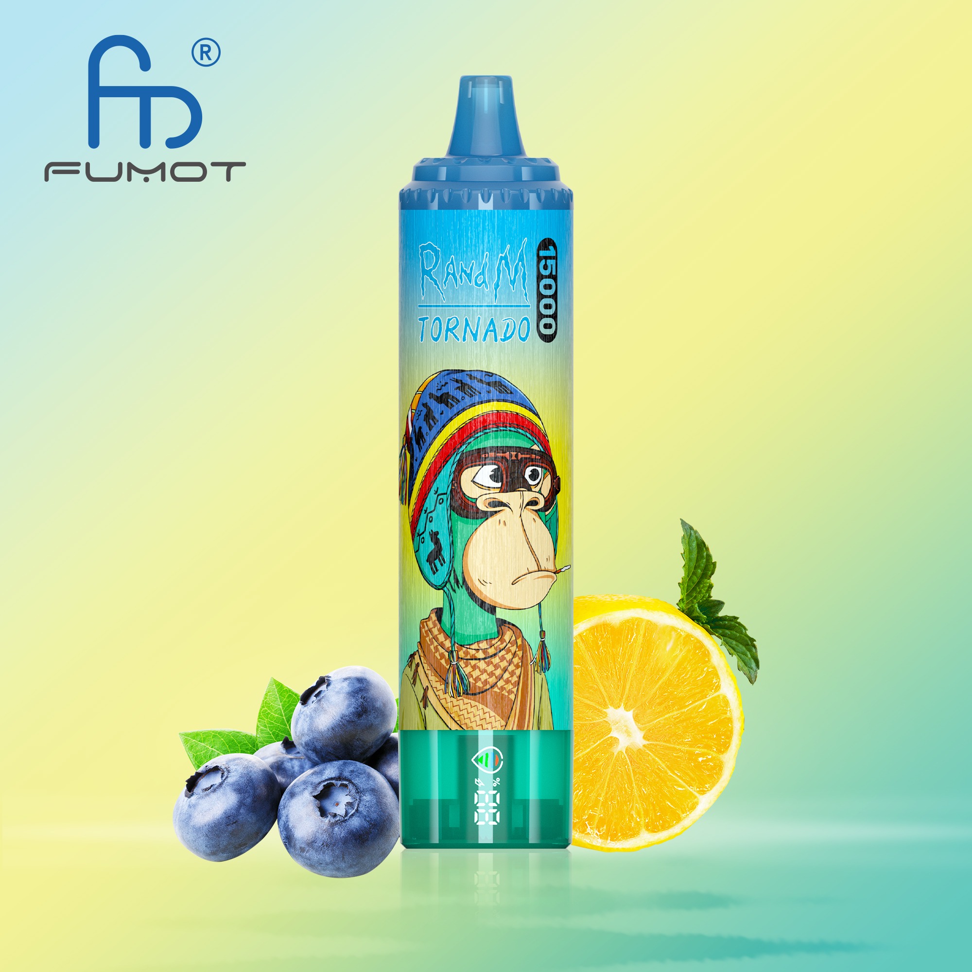 Fumot Randm Tornado 15000 Blue Razz Lemonade Vape