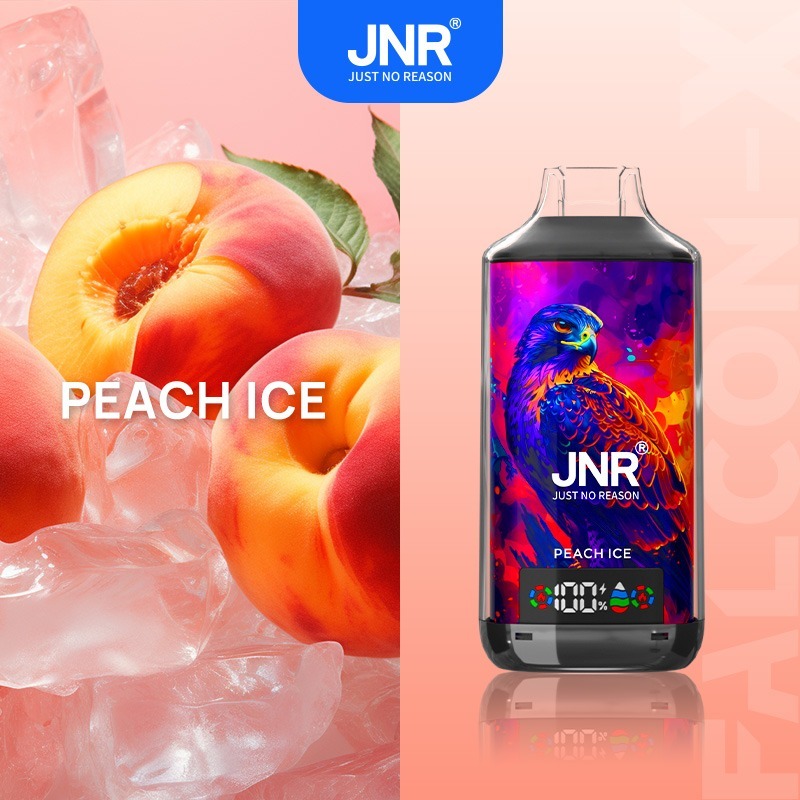 Peach Ice Jnr Falcon X Puff 18k Vape