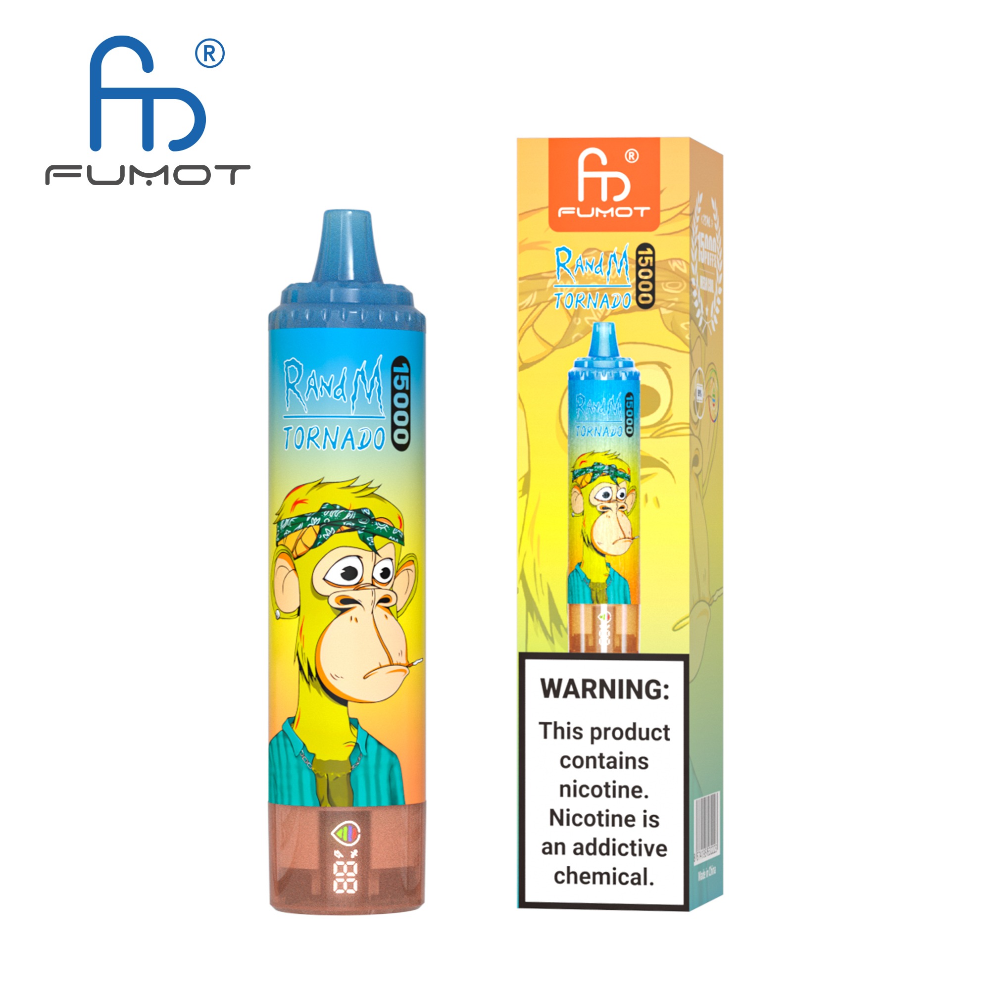Peach Mango Fumot Randm Tornado 15000 Vape