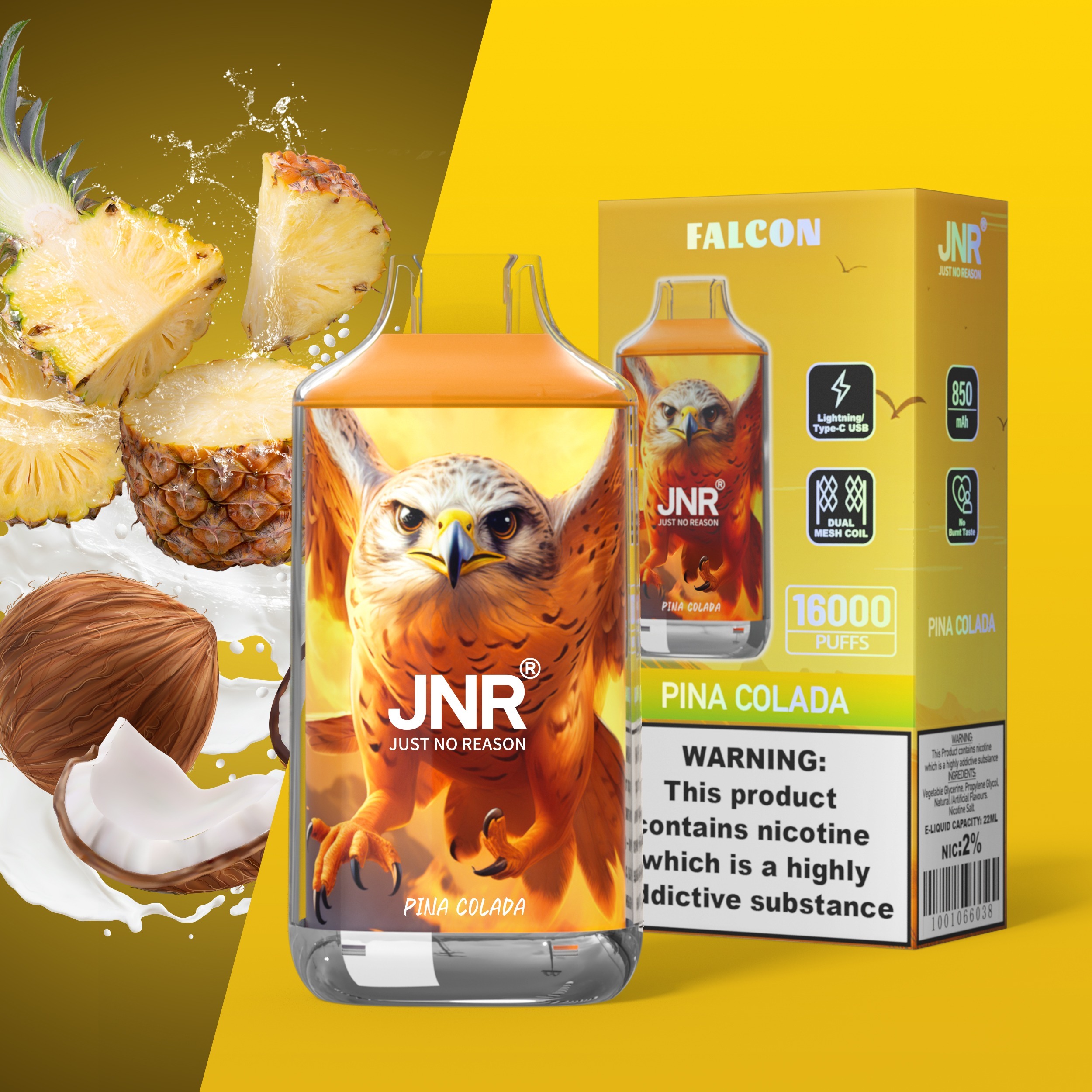 Pina Colada Jnr Falcon Puff 16k