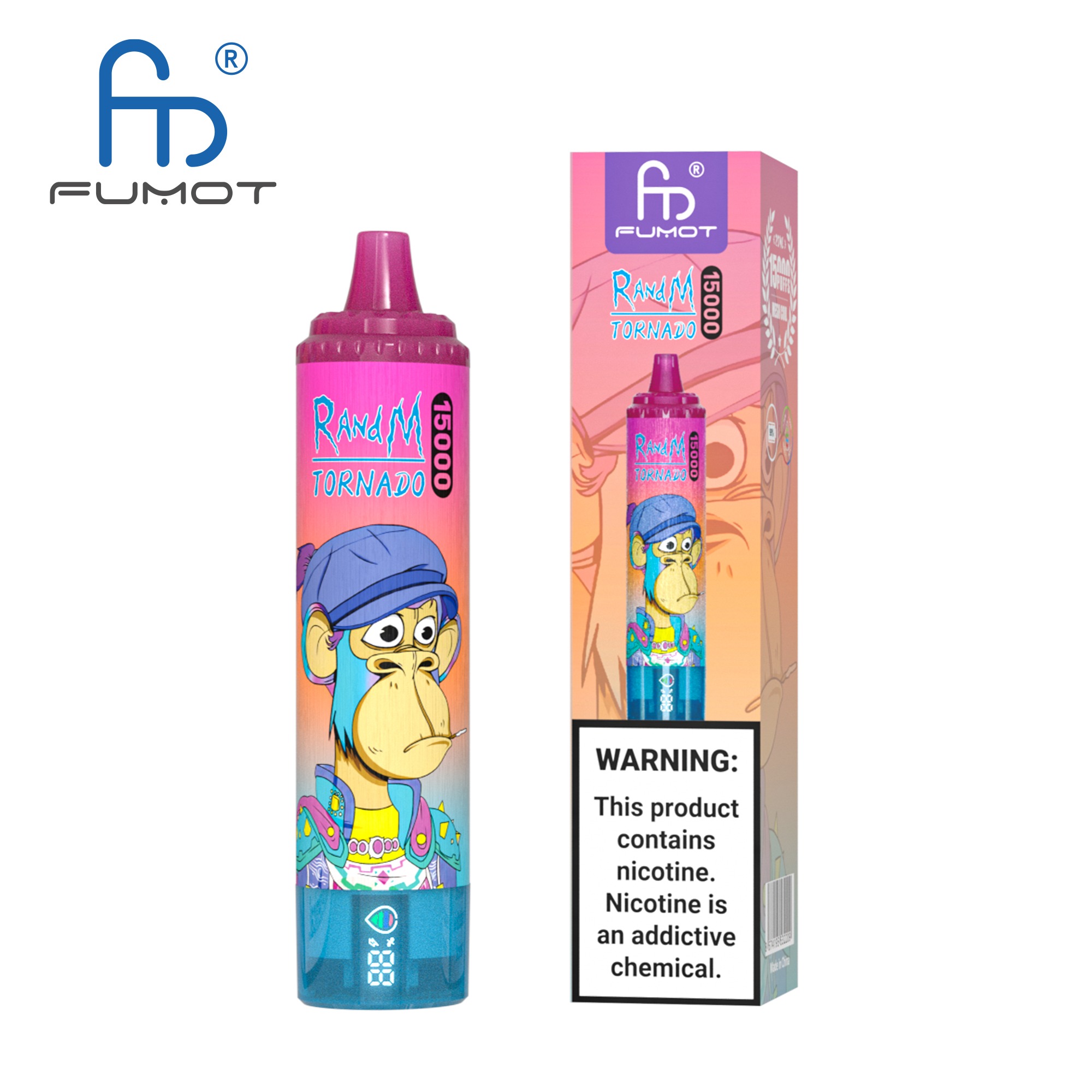 Pink Lemonade Fumot Randm Tornado 15000 Puffs Vape