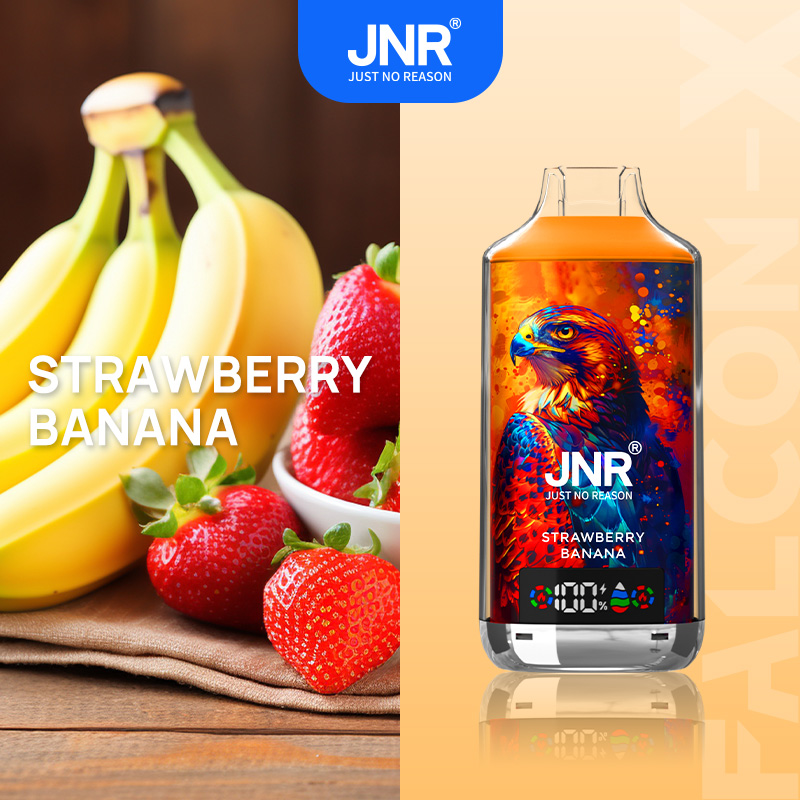Strawberry Banana Jnr Falcon X Puff 18k Vape