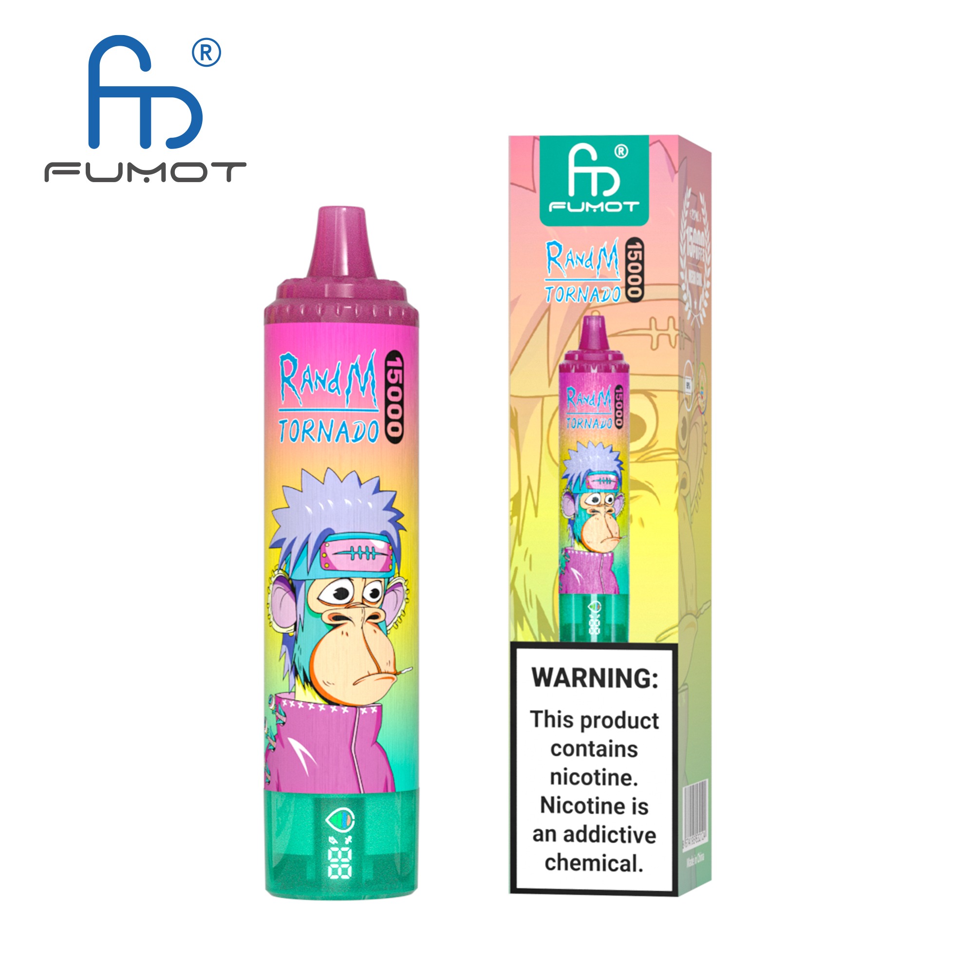 Strawberry Ice Fumot Randm Tornado 15000 Puffs Vape