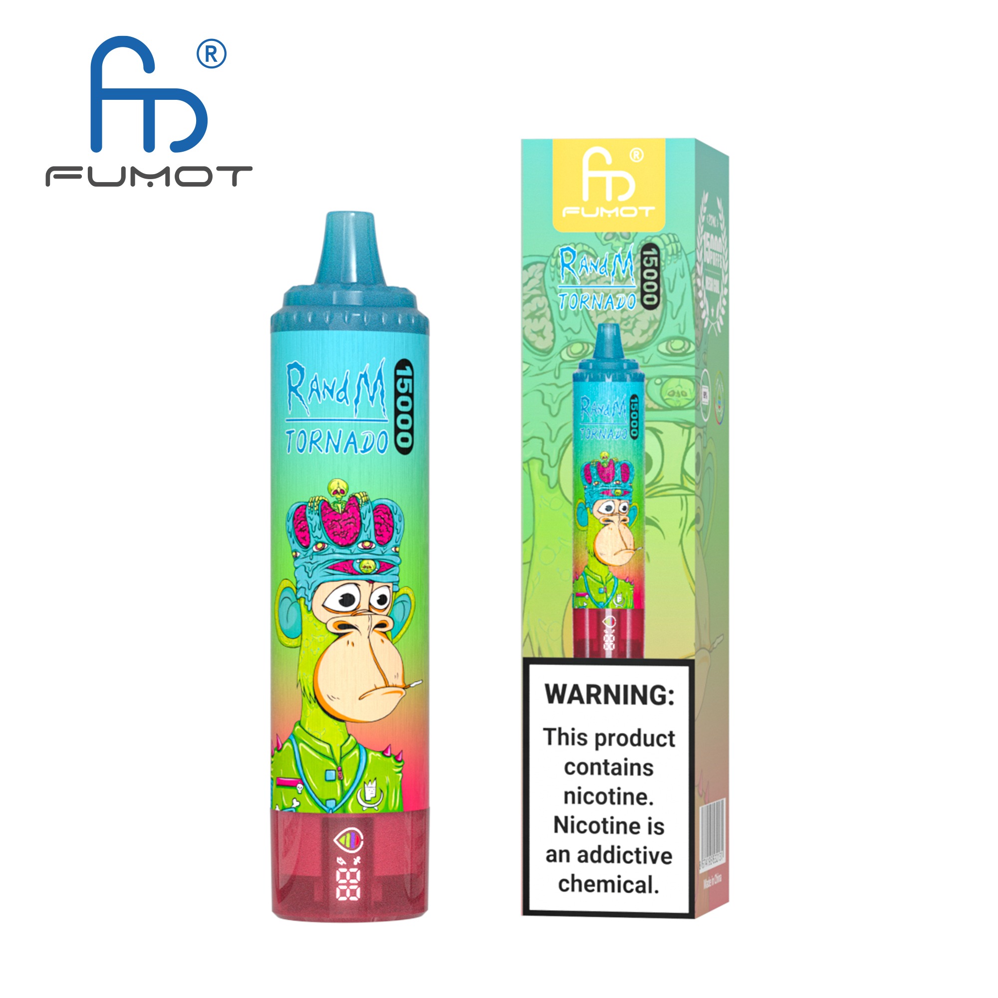 Strawberry Watermelon Fumot Randm Tornado 15000 Puffs Vape