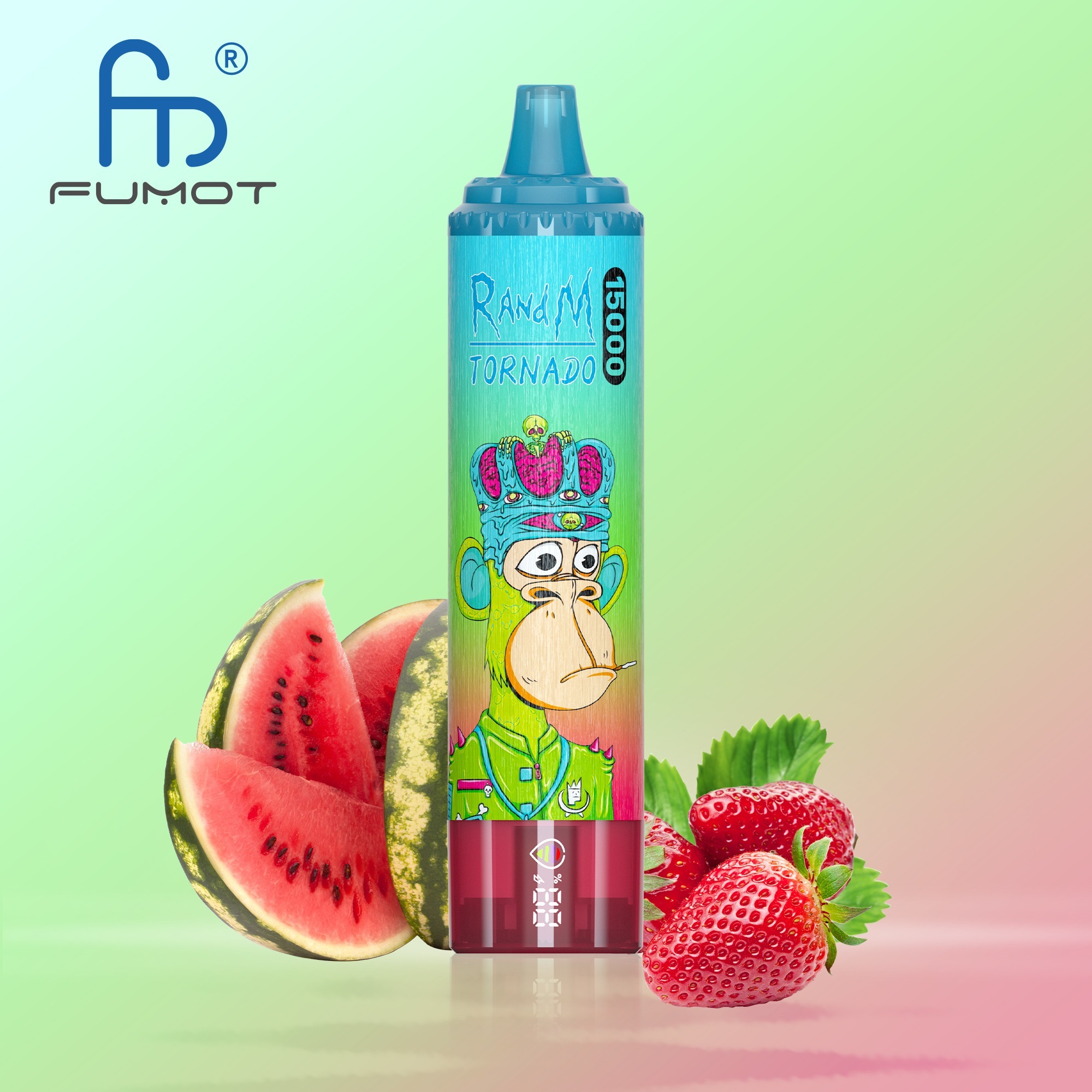 Strawberry Watermelon Fumot Randm Tornado 15000 Puffs Vape