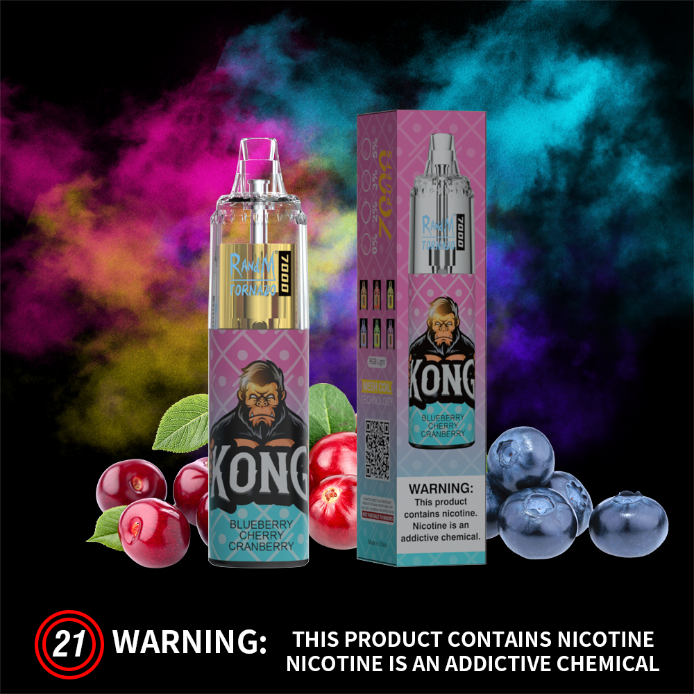 Blueberry Cherry Cranberry Fumot Randm Tornado 7000 Puff Vape (1)