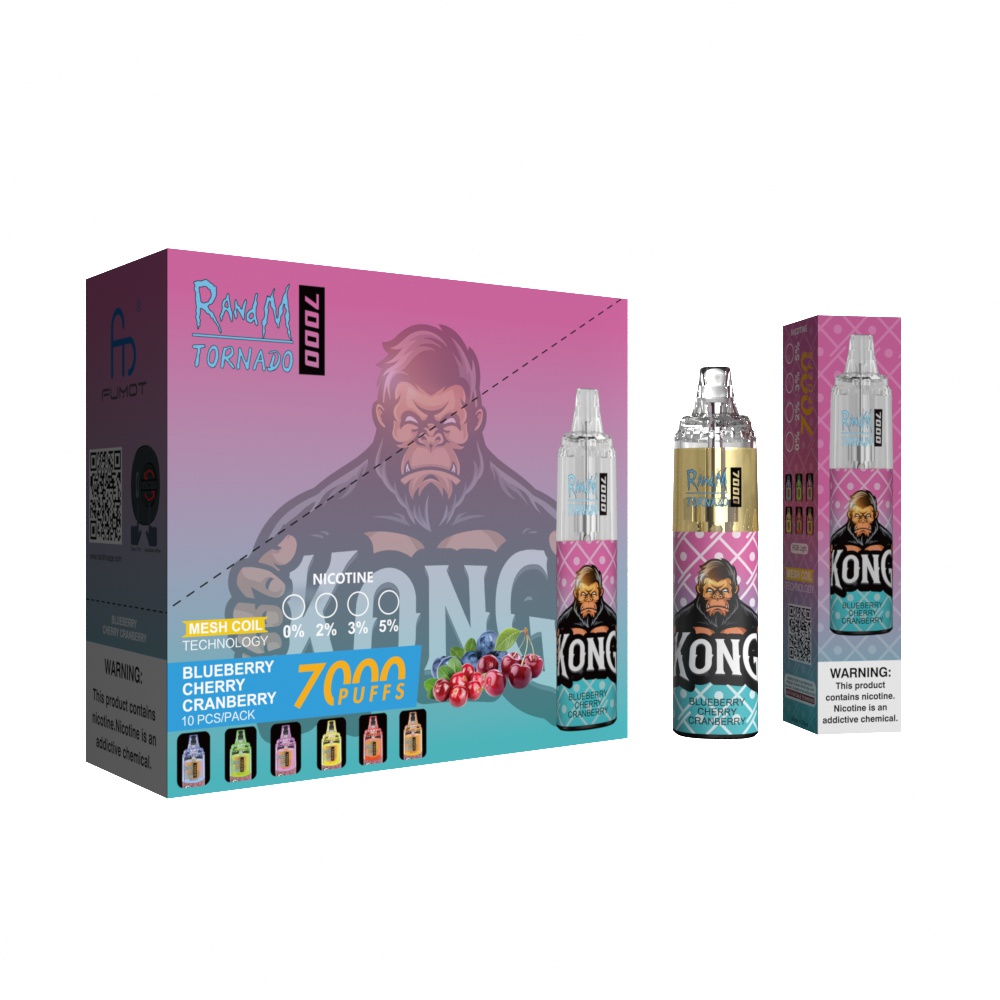 Blueberry Cherry Cranberry Fumot Randm Tornado 7000 Puff Vape (2)
