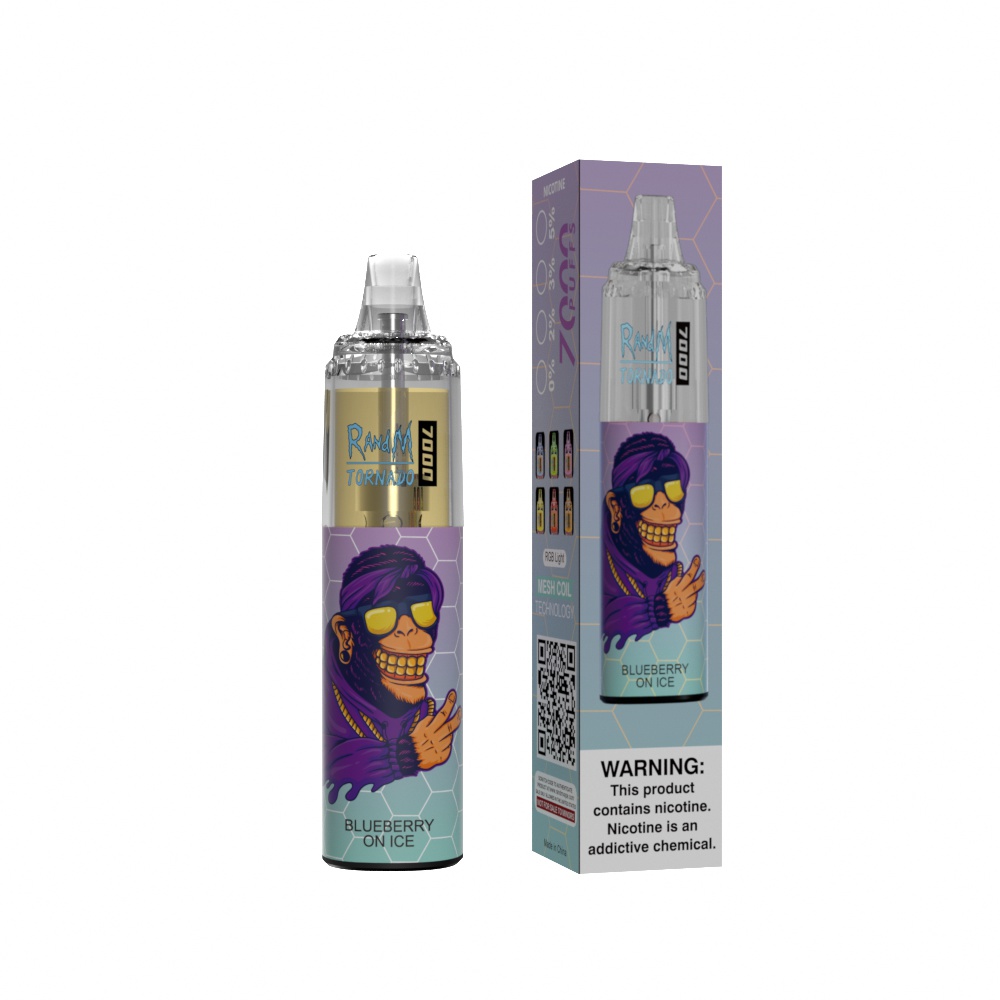 Blueberry On Ice Fumot Randm Tornado 7000 Puff Vape (2)