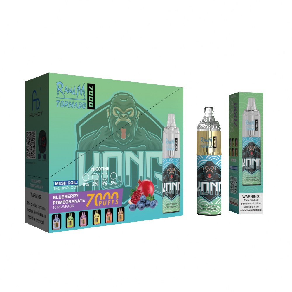 Blueberry Pomegranate Fumot RandM Tornado 7000 Puff Vape