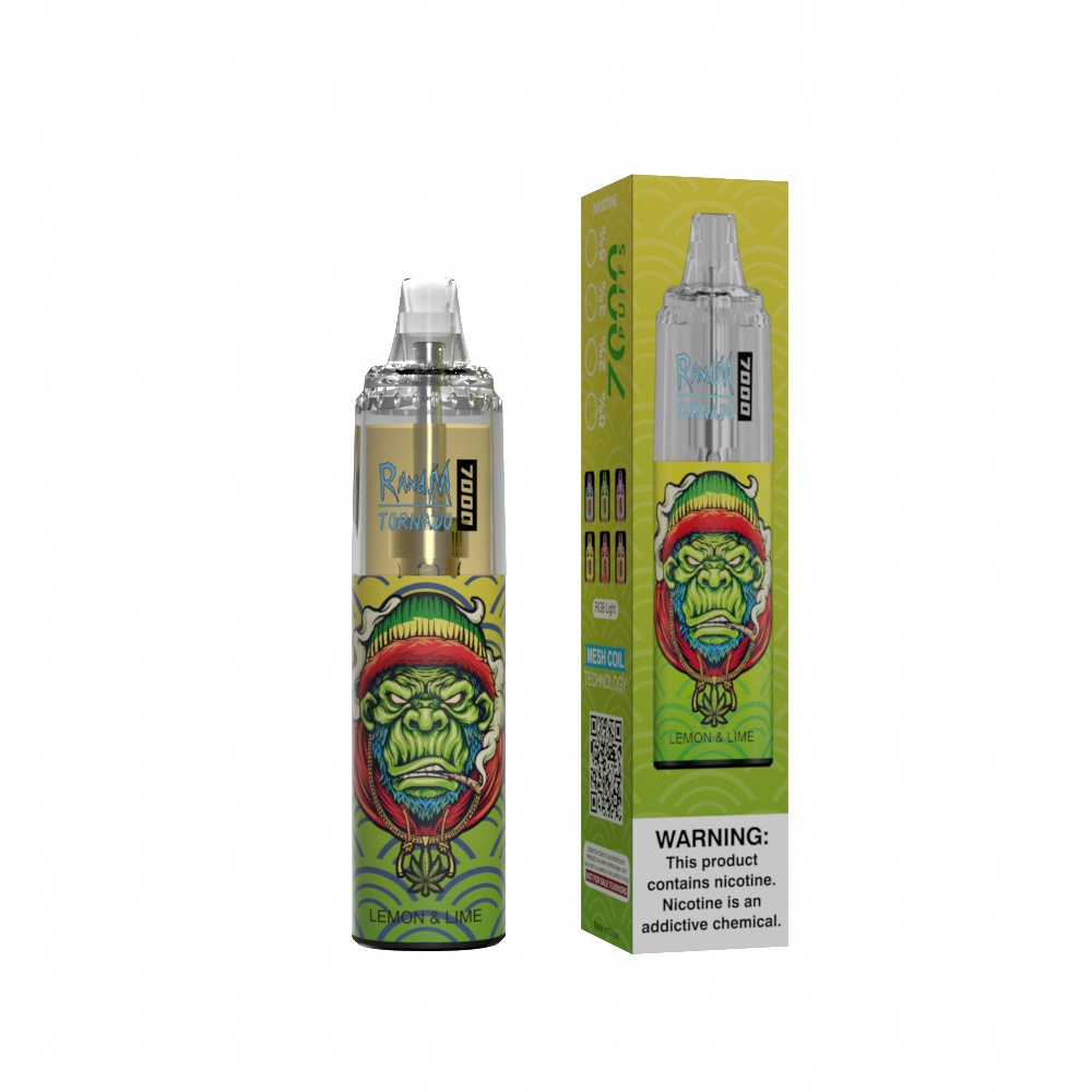 Lemon&lime Fumot Randm Tornado 7000 Puff Vape (3)