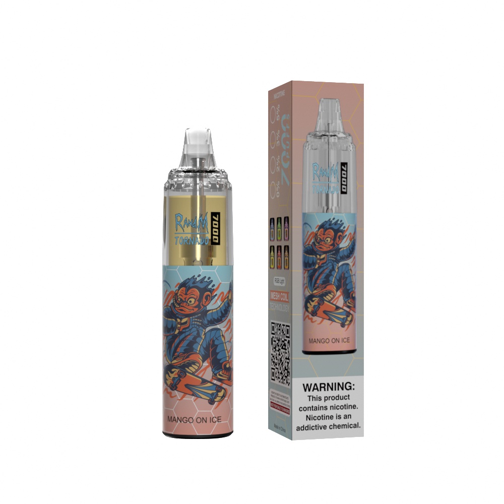 Mango On Ice Fumot Randm Tornado 7000 Puff Vape (3)