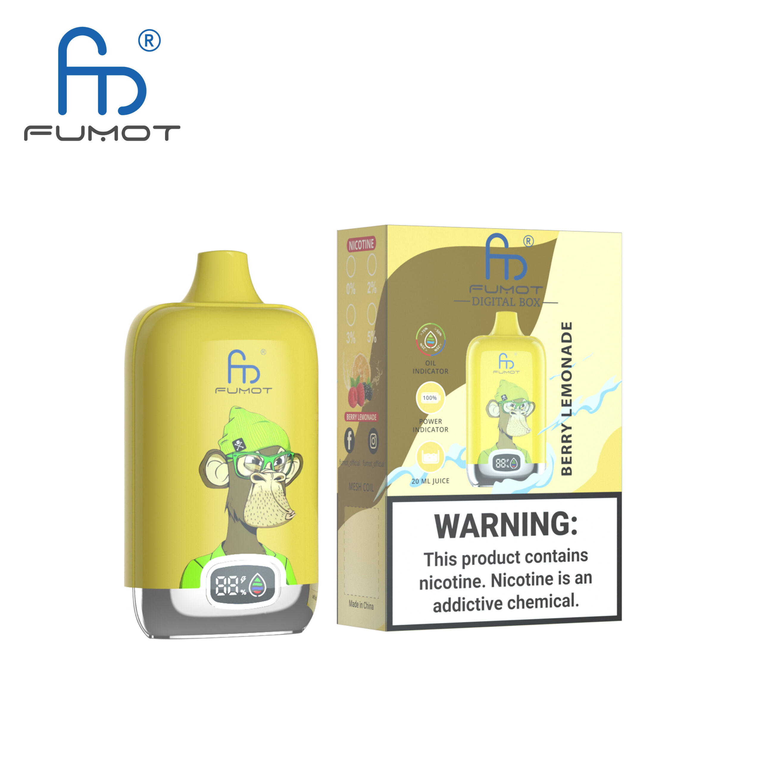 Fumot 12000 Berry Lemonade 1