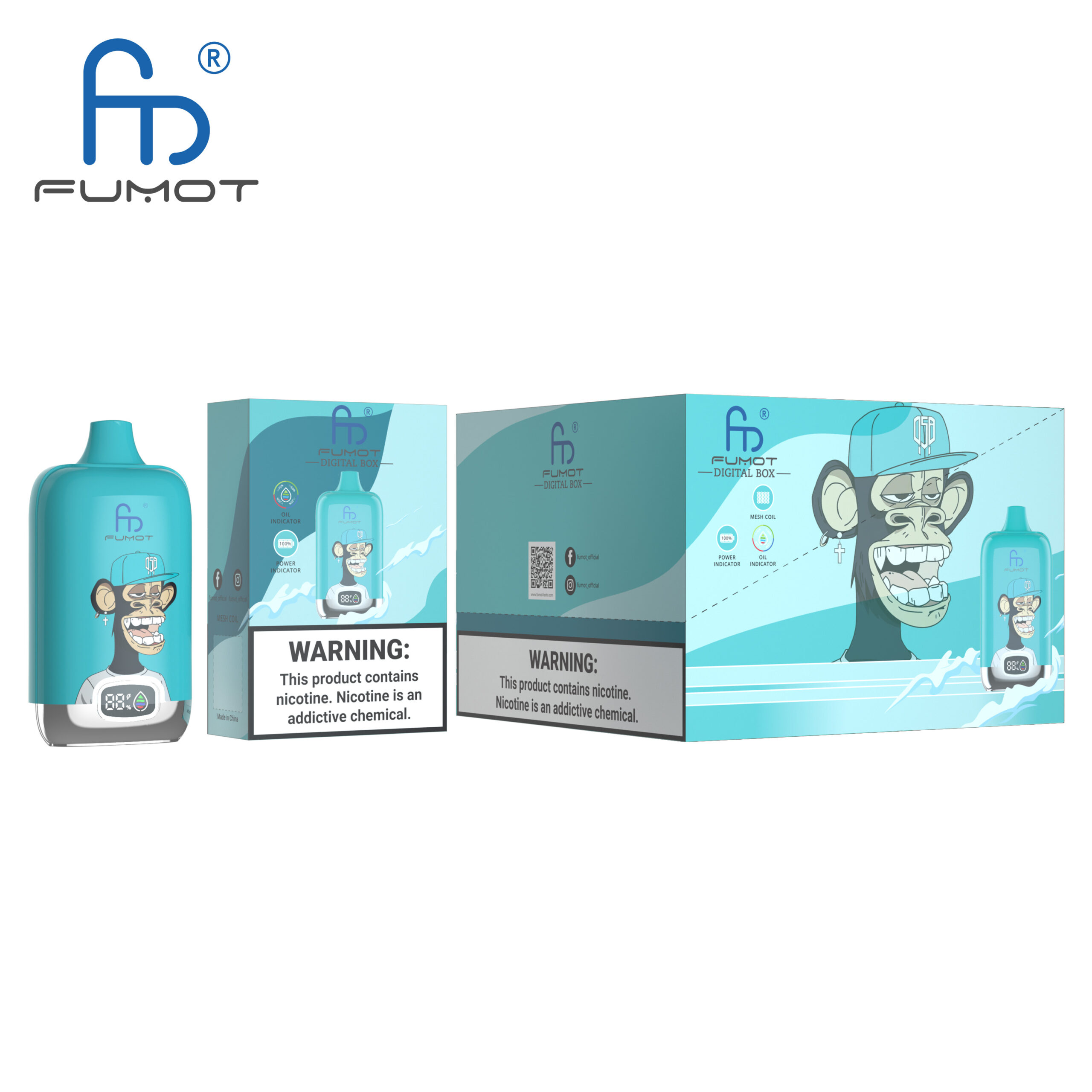 Fumot 12000 Black Ice