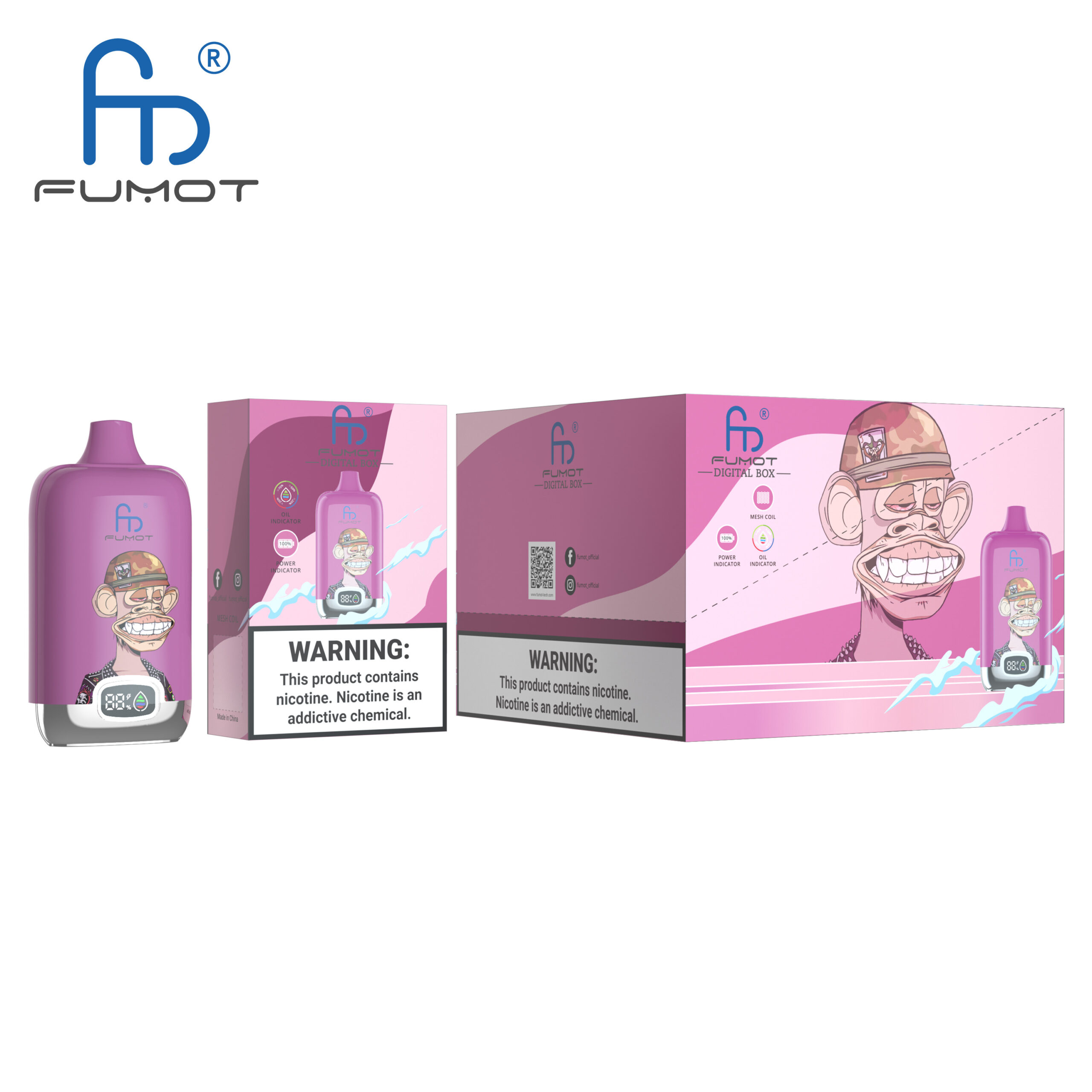 Fumot 12000 Bluesour Framboise