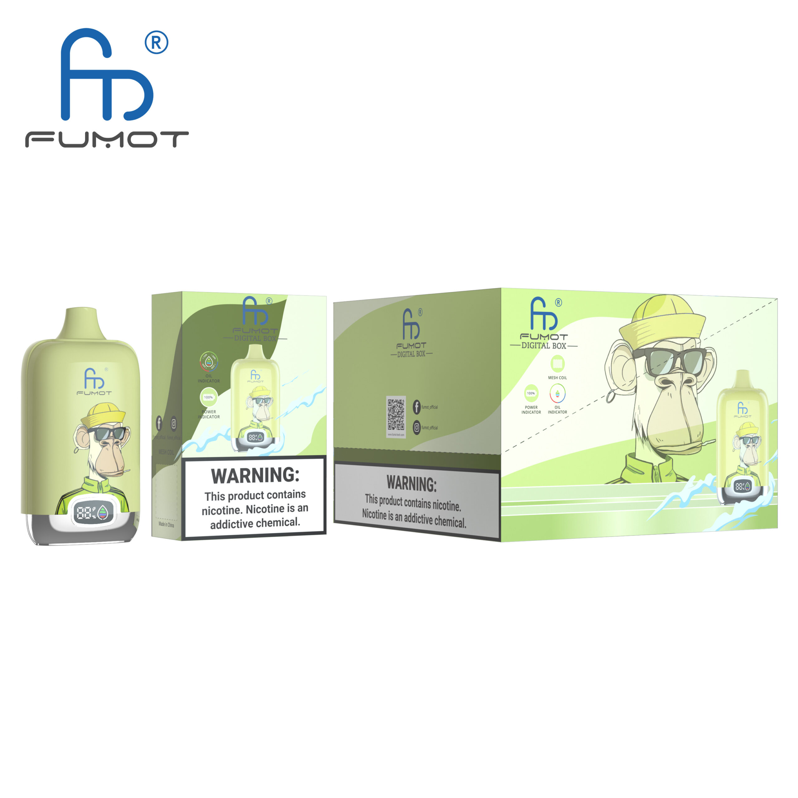 Kiwi Passion Fruit Goyave Fumot RandM Tornado 12000