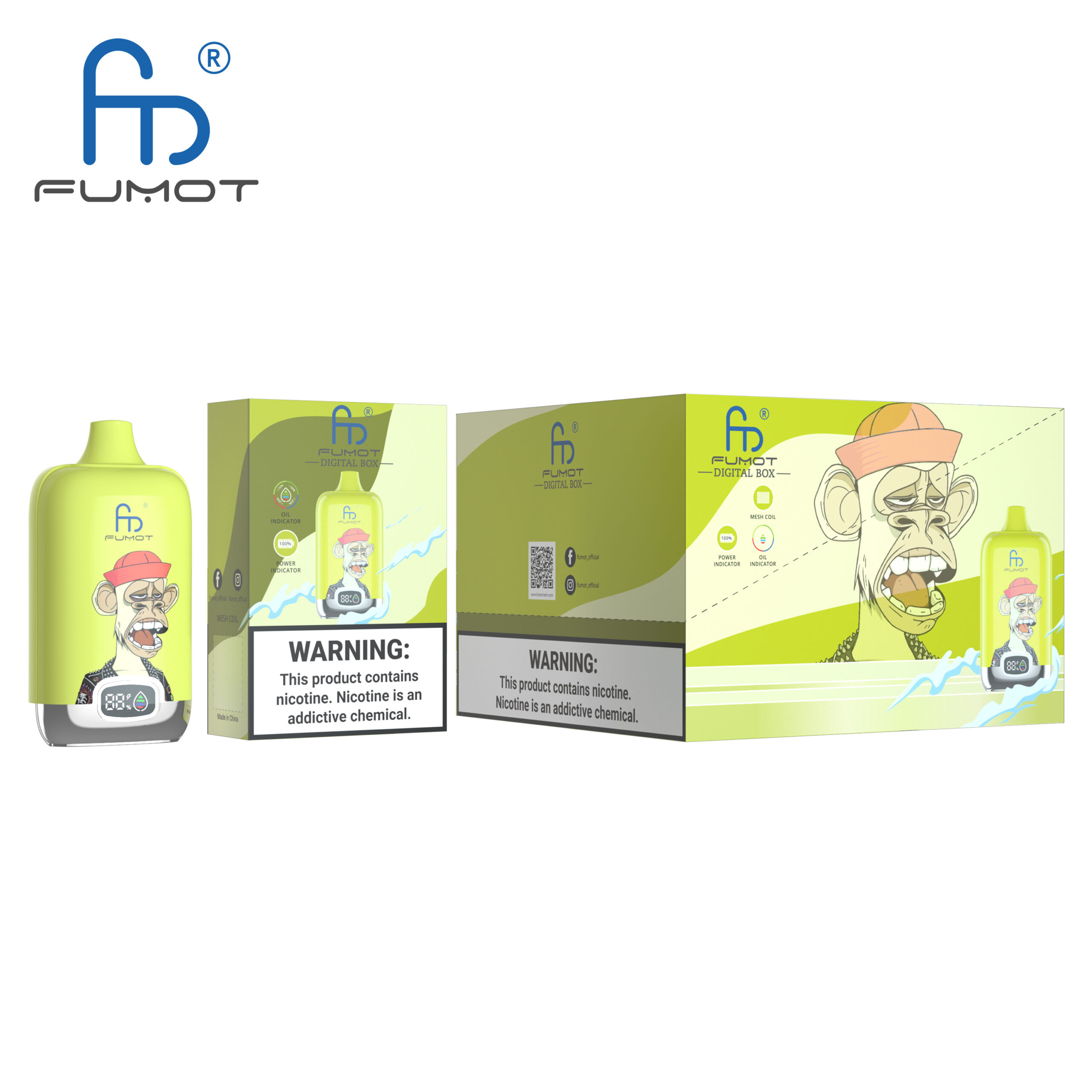 Fumot 12000 Fraise Kiwi