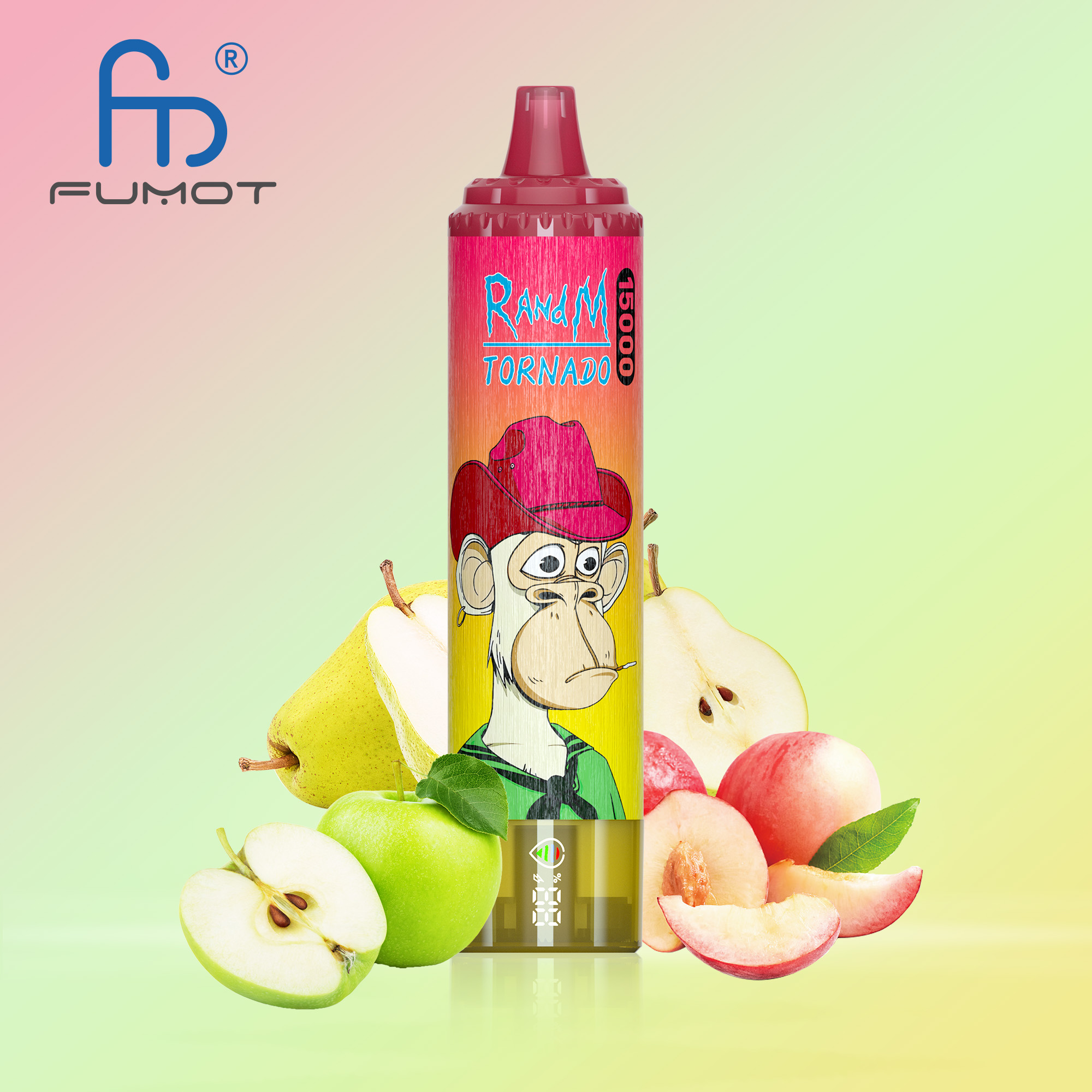 Apple Peach Pear Fumot RandM Tornado 15k