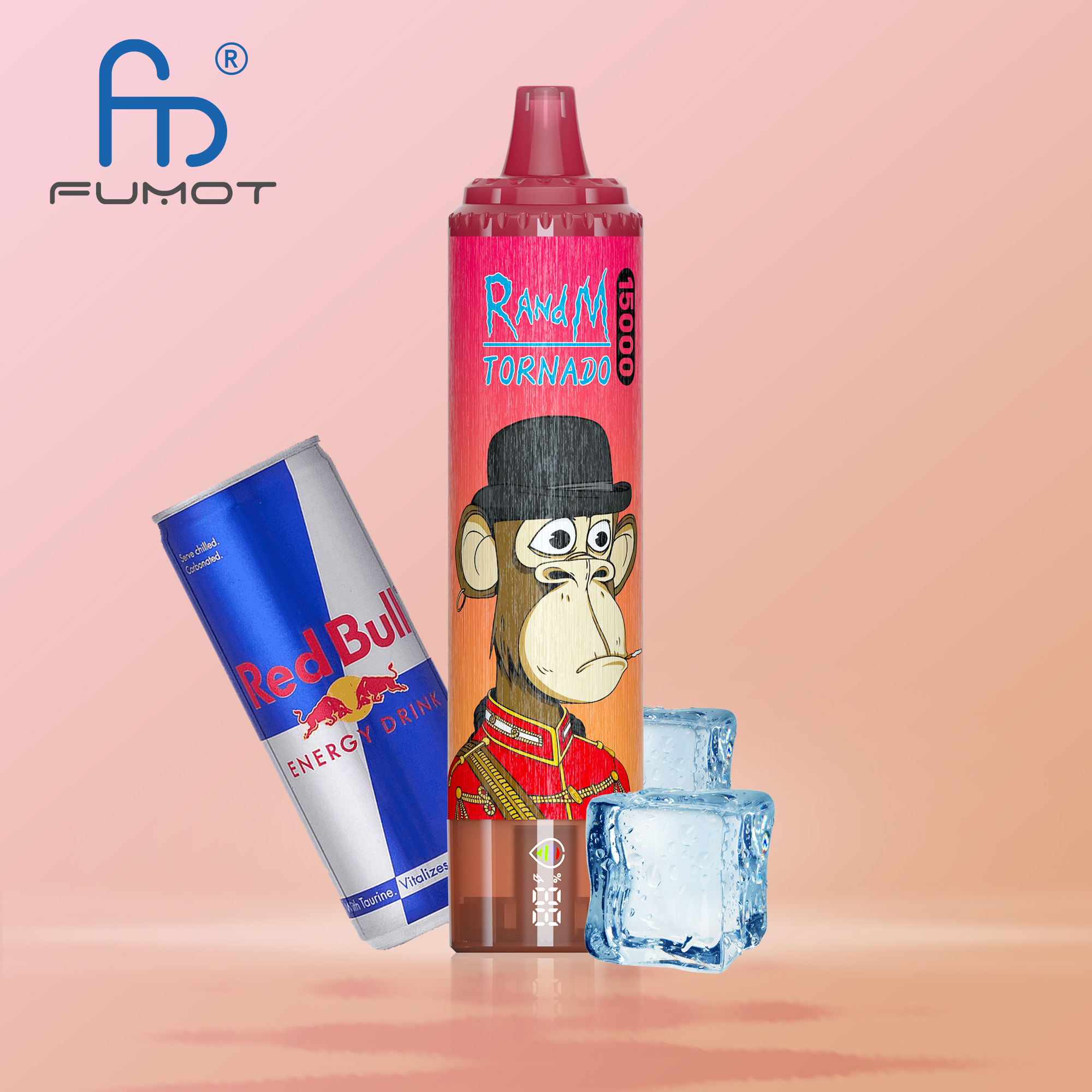 Red Energy Ice Fumot RandM Tornado 15K