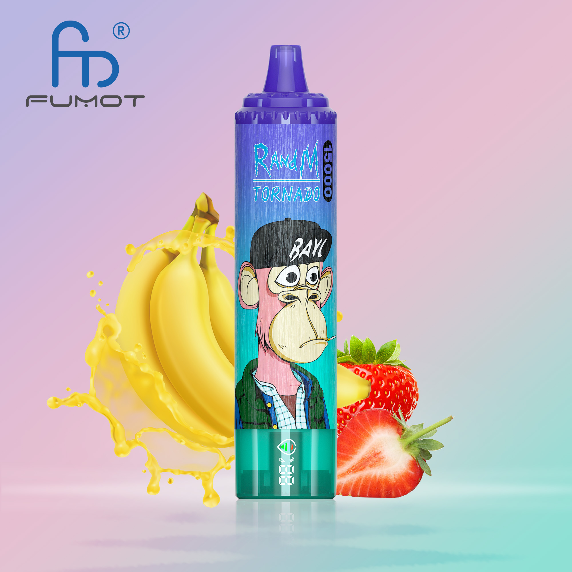 Strawberry Banana Fumot RandM Tornado 15K