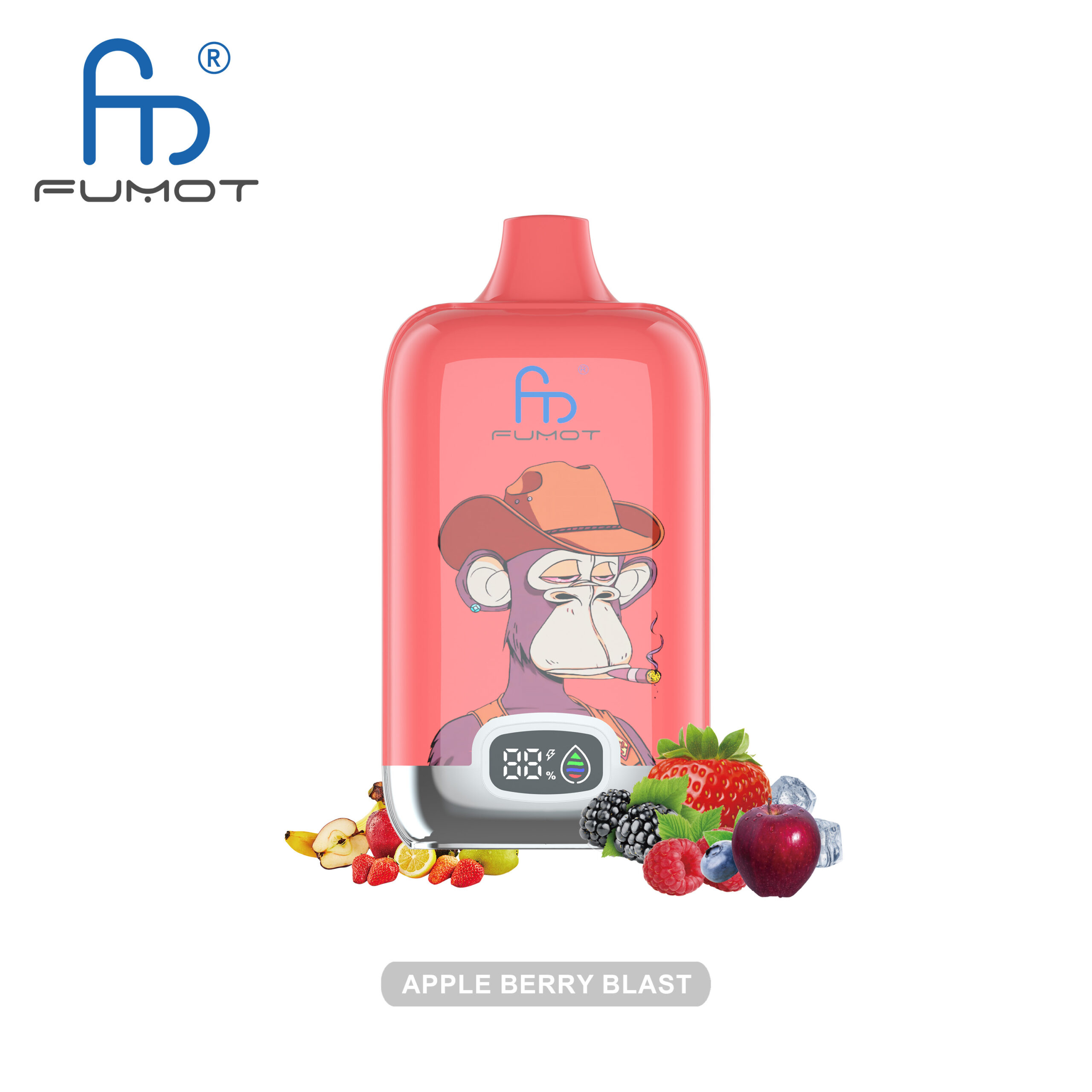 Apple Berry Blast Fumot RandM Tornado 12000
