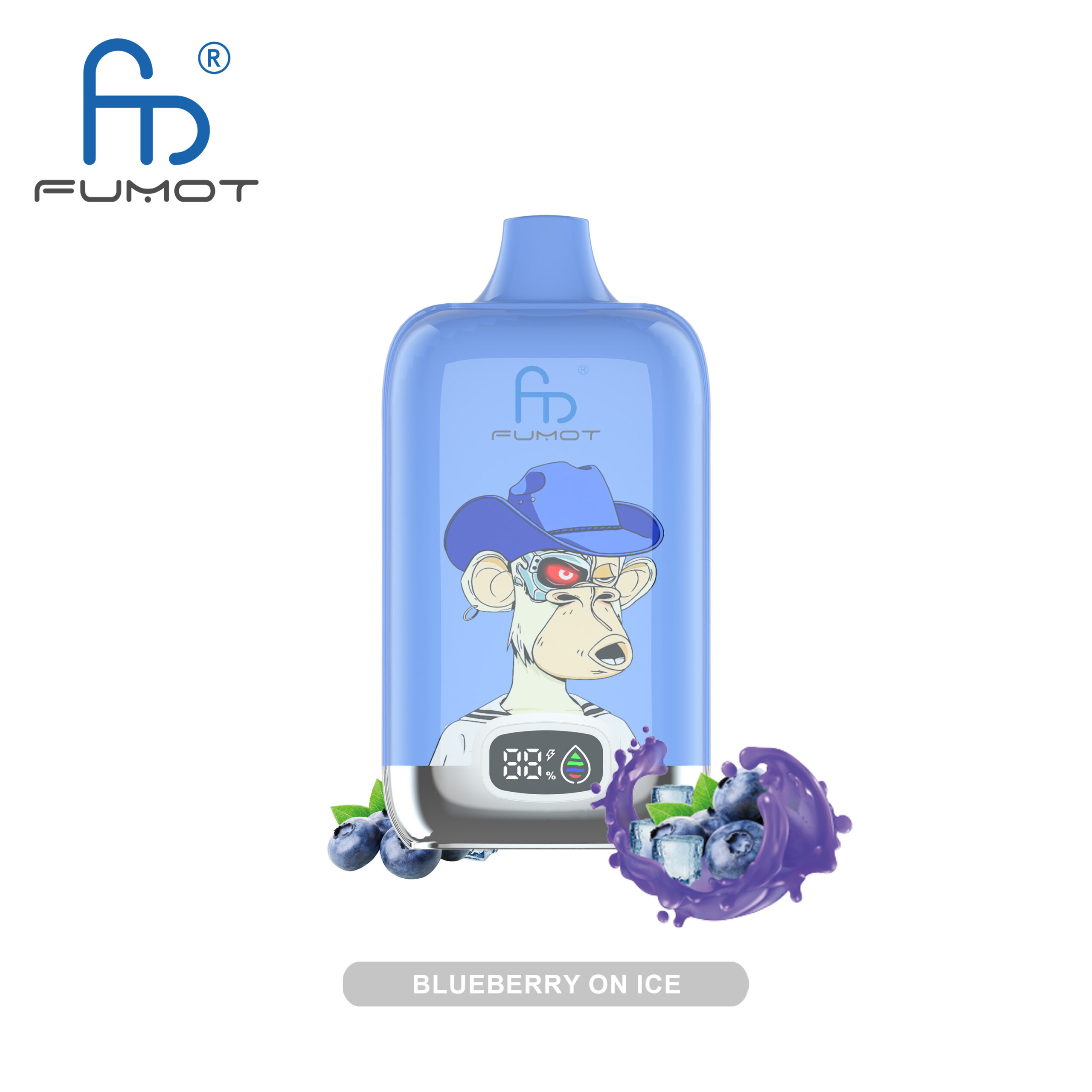 Blueberry On Ice Fumot RandM Tornado 12000