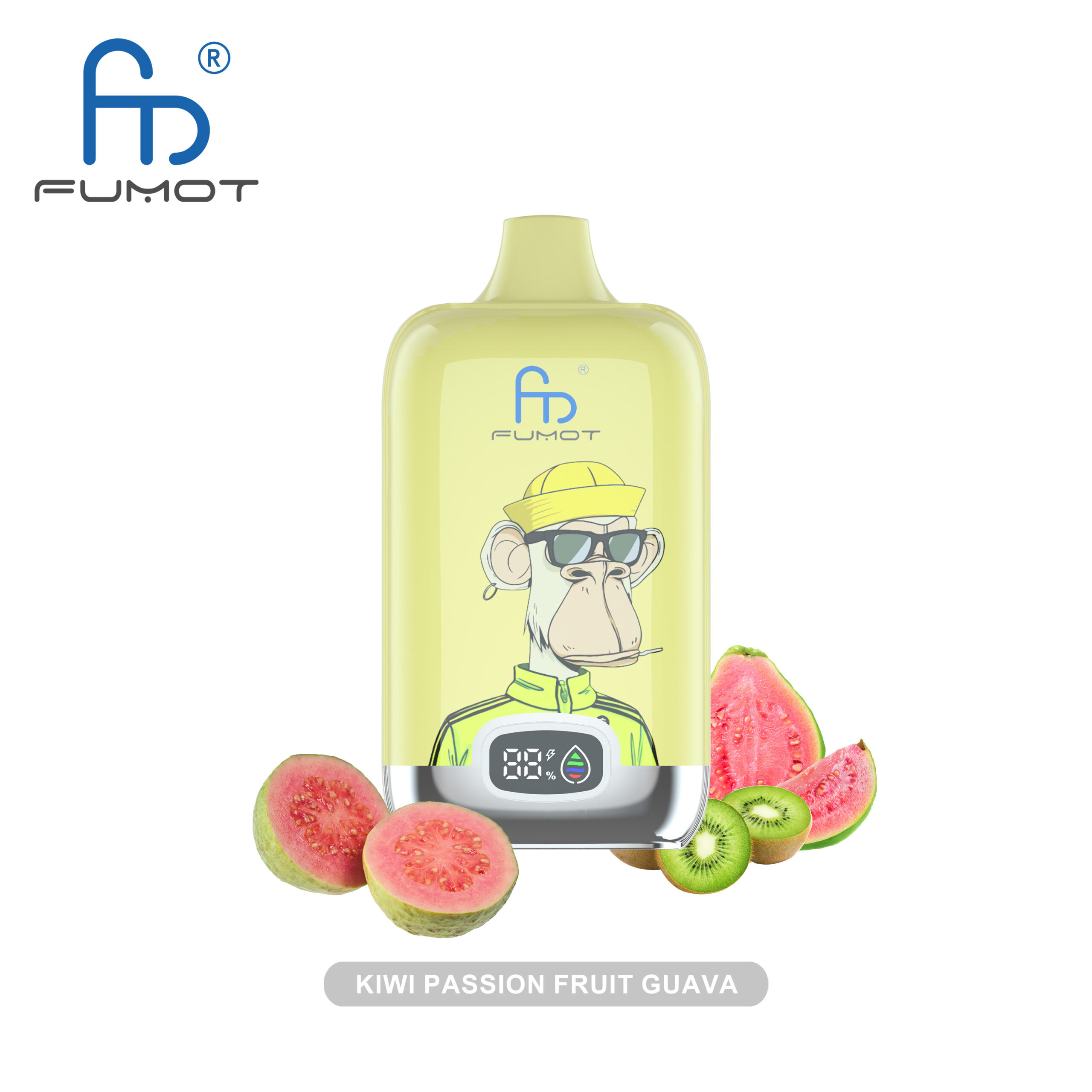 Kiwi Passion Fruit Goyave Fumot RandM Tornado 12000