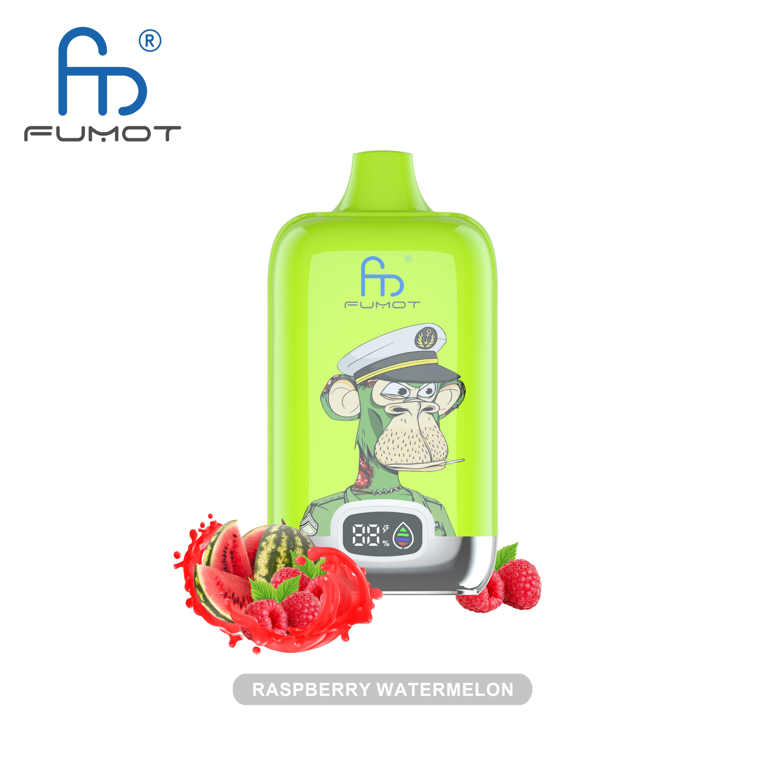 Raspberry Watermelon Fumot RandM Tornado 12000