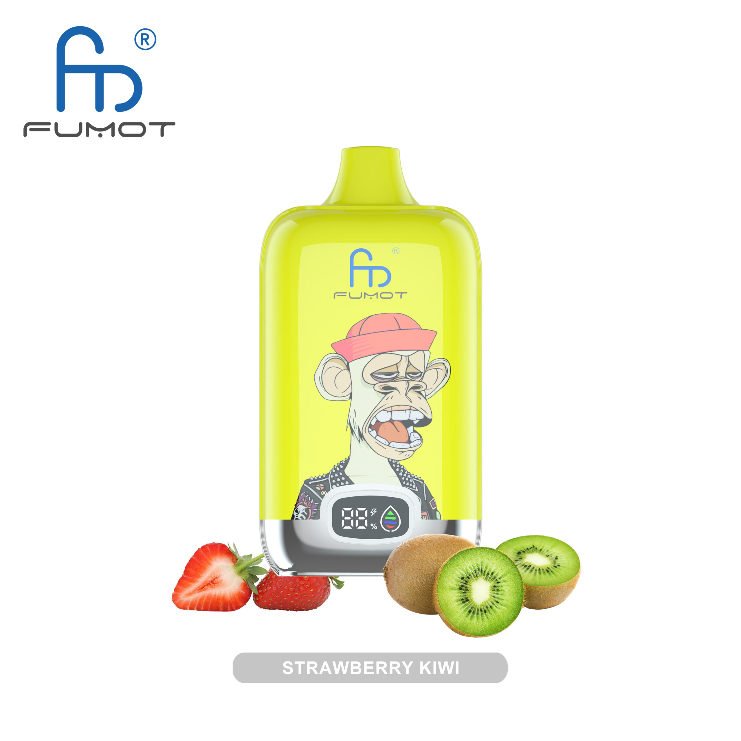 Strawberry Kiwi Fumot RandM Tornado 12000